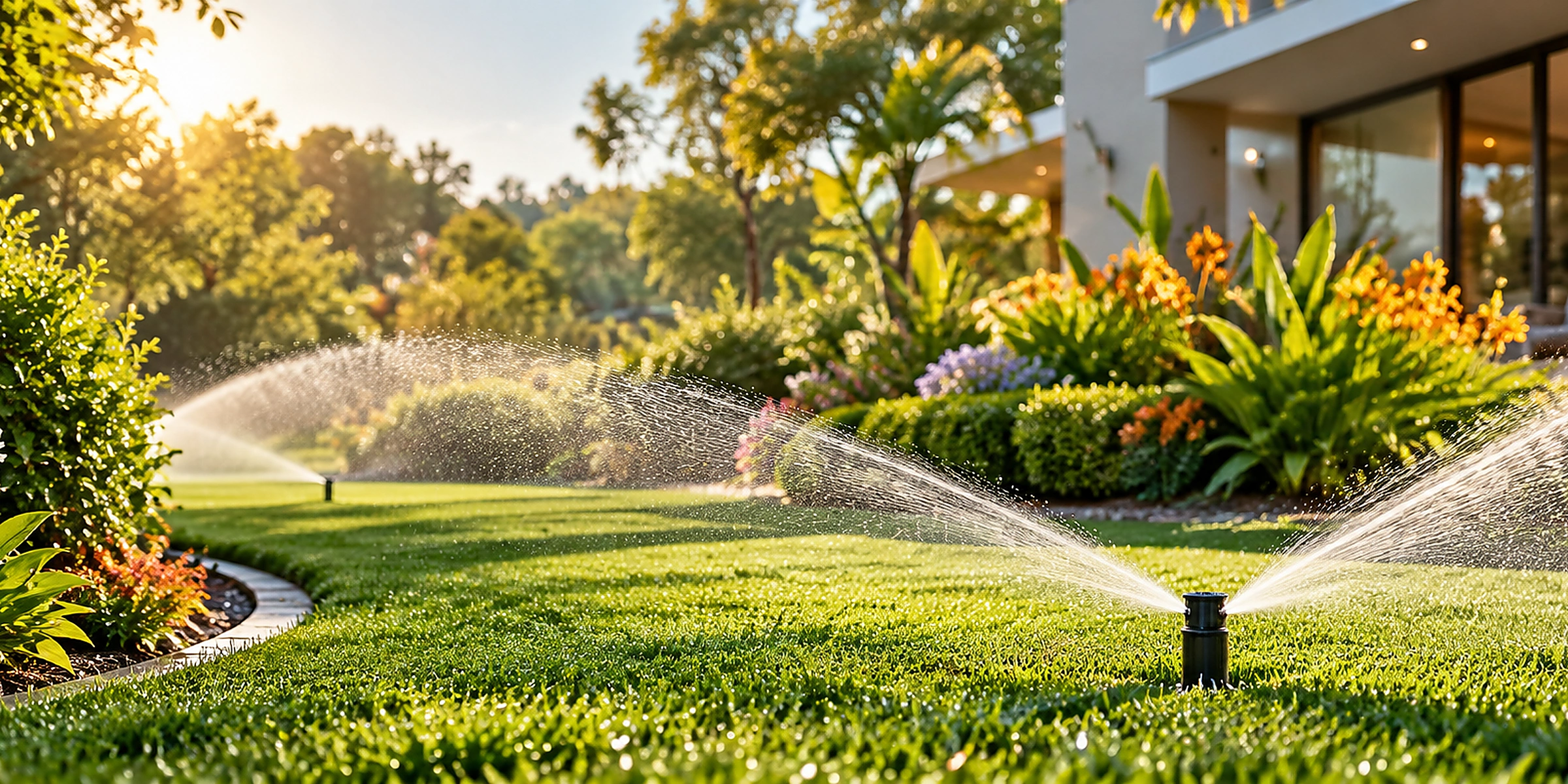 Water coverage during irrigation system testing